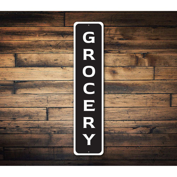 Lizton Sign Shop Inc Vertical Grocery Sign Wayfair lizton-sign-shop-inc-vertical-grocery-sign-wayfair